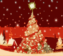 Felicitacion arbol navidad
