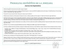 Programa Jornadas Acogida 2026/27